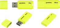 купить USB-ФЛЕШ-НАКОПИТЕЛЬ 32Gb GOODRAM UME2 USB 2.0 UME2-0320Y0R11 YELLOW в Алматы фото 2