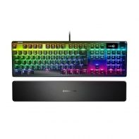купить Клавиатура, Steelseries, Apex Pro UK, 64634/64626 Игровая, Механические клавиши OmniPoint, USB, Подсветка RGB, Размер: 160*370*35 мм., Анг/Рус, Чёрный в Алматы фото 2