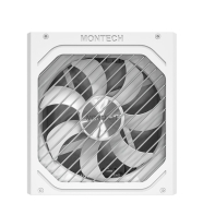 купить Блок питания Montech 1000W, TITAN PLA 1000W, Full Modular, 80+ PLATINUM, КПД 90%, Fan 135mm, Белый в Алматы фото 2