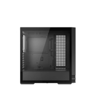 купить Компьютерный корпус Huntkey GS660C ARGB, Без БП, 1xUSB2.0, 1xUSB3.0, 4xARGB, ATX/mATX/mini ITX,Black в Алматы фото 3