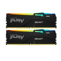 Купить Набор модулей памяти Kingston Beast Black RGB 32 ГБ, DDR 5, 6400 МГц, 1.4 В, CL32, KF564C32BBEAK2-32 в Алматы
