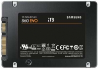купить Твердотельный накопитель SSD Samsung MZ-76E2T0BW 2000ГБ 2.5* 860 EVO (R540/W520MB/s) SATA III в Алматы фото 2