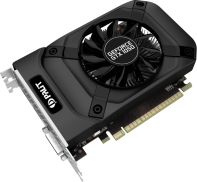 купить Видеокарта, PALIT, GTX1050 STORMX 2048M 4710636269387, NE5105001841-1070F, GDDR5, 128bit, DVI, HDMI, DP, Цветная коробка в Алматы фото 3