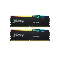 купить ОЗУ Kingston Fury Beast RGB,  DIMM DDR5, 32 Gb (16GB x2), 6000 МГц, CL36, 1.35 В, KF560C36BBEAK2-32 в Алматы фото 1
