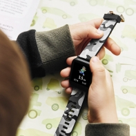 купить Teenager smart watch, 1.3 inches IPS full touch screen, black plastic body, IP68 waterproof, BT5.0, multi-sport mode, built-in kids game, compatibility with iOS and android, 155mAh battery, Host: D42x W36x T9.9mm, Strap: 240x22mm, 33g в Алматы фото 3