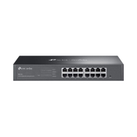 Купить Коммутатор GbE Easy Managed 16-портовый TP-Link Omada ES216G <Omada 16 портов GbE, IGMP Snooping, Omada SDN, 32 группы VLAN, QoS, Автоматическое предотвращение петель, VLAN и IGMP Snooping> Алматы