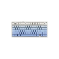 Купить Клавиатура AULA F75, mechanical, Ice Vein switch, 80 keys EN/RU, 2.4/BT/cable, Blue-white-purple Алматы