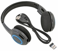 купить Гарнитура беспроводная Logitech H600 (USB-A наноприемник, элементы управления на наушнике, кабель для зарядки 1.22м) в Алматы фото 2