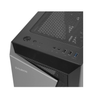 купить Корпус Zalman S4 Plus, Midi Tower, ATX, Black-Grey, 2x3.5*/1x2.5*, 2xUSB, USB3.0 в Алматы фото 2