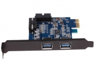 купить Карта расширения USB PCI-E ORICO PVU3-2O2I-V1 <USB3.0 Тип-A * 2, PCI-E, BLACK, 121*86* 21.6mm> в Алматы фото 3