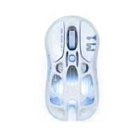Купить Mouse GravaStar Mercury M1 Pro, Wireless, BT/2.4GHz/cable, (PAW3395) 26000 dpi, 5 buttons,USB,Blue Алматы