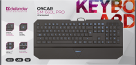 купить Клавиатура проводная Defender Oscar SM-660L Pro черный в Алматы фото 4