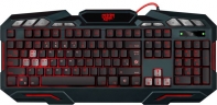 купить Клавиатура проводная игровая Defender Doom Keeper GK-100DL, ENG/RUS, USB, 3 цвета подсветки, НОВИНКА                                                                                                                                                       в Алматы фото 1
