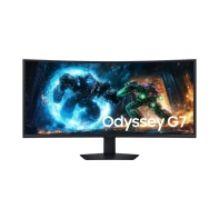 Купить Монитор 40" SAMSUNG G7 5K LS40FG756EIXCI VA 5120x2160 1000R 180Hz 1мс 350кдм2 3000:1 2xHDMI DP 2xUSB Алматы