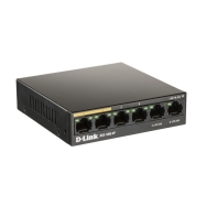 Купить Switch 6 port D-Link DSS-100E-6P/A1A, 6x10/100 Мбит/с, PoE в Алматы