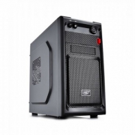 Купить Кейс, Deepcool, SMARTER DP-MATX-SMTR, Mini-ITX/Micro ATX, USB 3.0/2.0, HD-Audio Mic, Высота процессорного кулера до 165мм, Толщина 0,5мм, Без Б/П, Чёрный Алматы