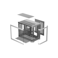 купить Компьютерный корпус 1STPLAYER UV6 WHITE без Б/П в Алматы фото 3