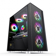 купить Компьютерный корпус PCCooler Game 6 (MM200), Без БП, USB3.0x1/USB2.0x2, Black, ATX Midi в Алматы фото 1
