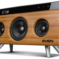 Купить SVEN HA-930, бамбук, акустическая система, мощность 30 Вт (RMS), Bluetooth, FM, USB, LED-дисплей Алматы