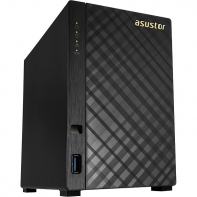 купить Сетевой накопитель ASUSTOR AS1002T 2-bay NAS Dual Core ARM Cortex-A9 512MB GbE x1 90IX00L1-BW3S20 в Алматы фото 1
