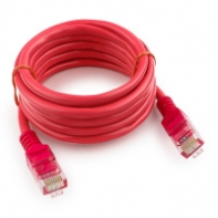купить Патч-корд UTP Cablexpert PP12-2M/RO кат.5e, 2м, литой, многожильный (розовый) в Алматы фото 1