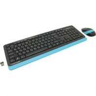 купить Клавиатура мышь беспроводная A4tech FG-1010-BLUE Fstyler USB в Алматы фото 2