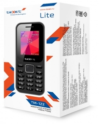 купить Мобильный телефон Texet TM-122 черный в Алматы фото 2