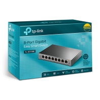 купить Switch 8 port TP-Link TL-SG108E, 8х10/100/1000 Мбит/с Gigabit Ethernet в Алматы фото 3