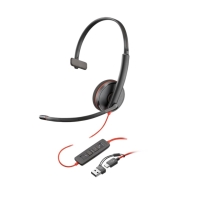 Купить Наушники Poly Blackwire, C3210 USB-C (8X214A6) Алматы