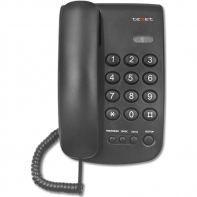 купить Телефон проводной Texet TX-241 чёрный в Алматы фото 3
