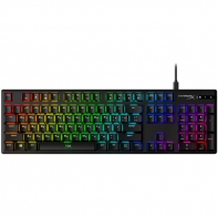 купить Клавиатура, HyperX, HX-KB6RDX-RU, Alloy Origins, Игровая, Механическая, USB, Подсветка RGB, Размер: 175,31*443,2*35,68 мм., Анг/Рус, Чёрный, Цветная коробка в Алматы фото 1