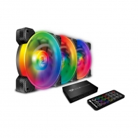 купить Комплект кулеров для компьютерного корпуса Cougar VORTEX SPB RGB COOLING KIT - 3 в1 в Алматы фото 1