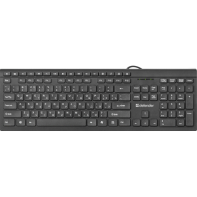 купить Клавиатура проводная Defender BlackEdition SB-550 RU черный в Алматы фото 1