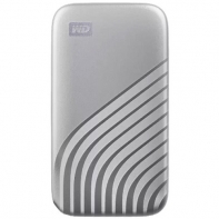 купить Внешний SSD диск 1Tb, WD My Passport WDBAGF0010BSL-WESN, USB Type-C/3.2, Silver в Алматы фото 1