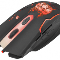 купить Мышь проводная игровая оптическая Defender Venom GM-640L (черный),USB, 8 кнопок, 800-3200 dpi, НОВИН в Алматы
