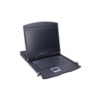купить KVM консоль, SHIP, Al-9116TLS, Стоечная, 16-портовая, 19* экран, Коннекторы CAT5, Поддержка IP функции, Чёрный в Алматы фото 1