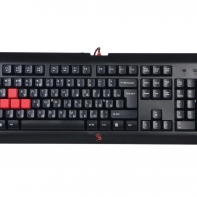 купить Клавиатура игровая Bloody Q100 USB, LED-подсветка клавиш, 1.8 m в Алматы фото 1