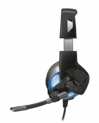 купить Наушники гарнитура игровая Trust GXT 410 Rune Illuminated Headset с подсветкой в Алматы фото 3