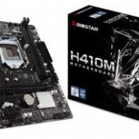 купить Материнская плата S-1200 Biostar H410MH <mATX, 2xDDR4, VGA, HDMI, M2, USB2.0*6, USB3.2*4> в Алматы фото 1