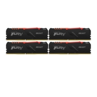 купить KINGSTON DRAM 64GB 3200MHz DDR4 CL16 DIMM (Kit of 4) FURY Beast RGB Black EAN: 740617319385 в Алматы фото 1