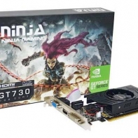 купить Видеокарта Sinotex Ninja GeForce GT 730 4Gb 128-bit DDR3 D-Sub DVI HDMI (NK73NP043F) BOX в Алматы фото 1