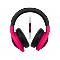 купить Наушники, Razer, Kraken Mobile Neon Red , RZ04-01400300-R3M1, Мобильная гарнитура, Микрофон на кабеле, Пульт управления, Динамики 40 мм, 50 мВт, 3.5 Mini Jack, Красный в Алматы фото 2