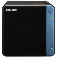купить Сетевой RAID-накопитель Qnap TS-453Be-4G, 4 отсека 3,5*/2,5*, 2 HDMI-порта. Intel Celeron J3455 1,5 ГГц, 4 ГБ. в Алматы фото 1