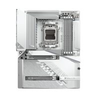 Купить Материнская плата GIGABYTE B850 A STEALTH ICE, AM5, B850, 4XDDR5, HDMI+USB4, 4xM.2, WiFi7, BT, ATX Алматы