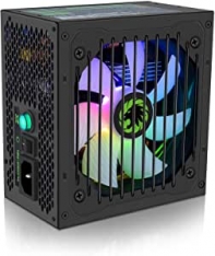 купить БП 600W Gamemax VP-600-M, 12CM FAN RGB, полу-модульный, cертификация 80PlusBronze, ATX, Кабели: 20+4P, 4+4P, 3*IDE, 5*SATA, 2*PCI-E6+2P в Алматы фото 2