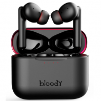 купить Наушники TWS Bloody M90-Black <BTv5.1, 500 40mAh, MOCI, 102dB, ANC, беспроводная зарядка> в Алматы фото 2