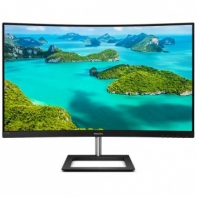 купить Изогнутый Монитор с Тонкой Рамкой и Высокой Контрастностью 27* PHILIPS 272E1CA/00 VA, 1920x1080 75GHz, 4мс, 250кд/м, 3000:1, Mega Infinity DCR, 1xVGA, 1xHDMI, 1xDP,  Встроенные Колонки 2x3W, Угол Обзора 178/178, Радиус Изгиба R1500, В комплекте: кабе в Алматы фото 1