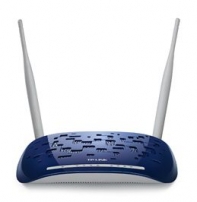купить Модем беспроводной ADSL2  300M Tp-Link TD-W8960N(RU) <300M Wireless ADSL2 router,Broadcom,ADSL2 ,4-port Switch,VPN> в Алматы фото 1