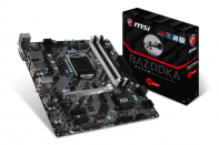 купить Сист. плата MSI H270M BAZOOKA, Z270, 4xDIMM DDR4, 1xPCI-Ex16, 2xPCI-Ex1, 6xSATA, M.2, HDMI, DVI-D, mATX в Алматы фото 1