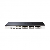 купить Коммутатор, D-Link, DGS-3120-24SC/B1ARI, 19 дюймовый стоечный, 16 портов 100/1000Base-X SFP, 8 комбо-портов 100/1000Base-T/SFP, 2 порта 10GBase-CX4, Управляемый 3 уровня, Корпус металл, 1U в Алматы фото 1